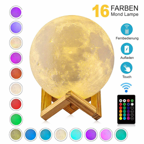 MoonGlow LED-Mondlampe - Magisches Ambientelicht (ab 29,99 €)